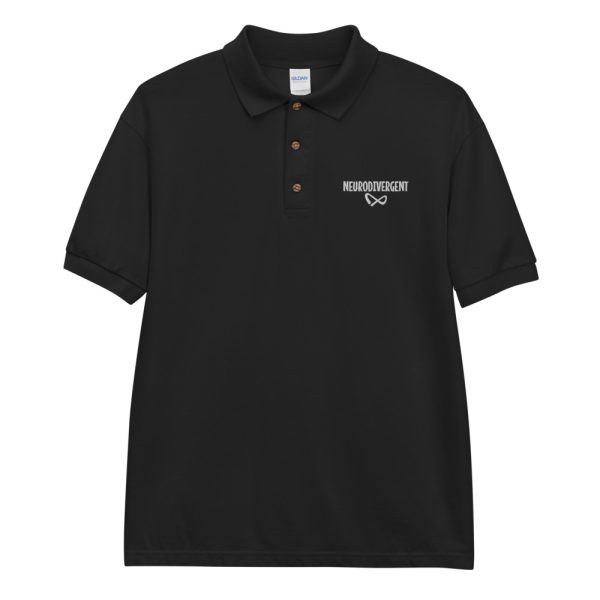 Neurodivergent Embroidered Polo Shirt