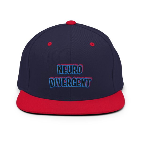 Neurodivergent Autism ADHD Snapback Hat