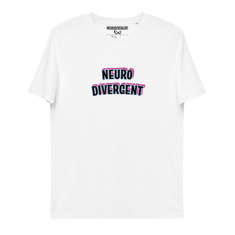 Neurodivergent Autism ADHD Unisex Organic Cotton T-shirt