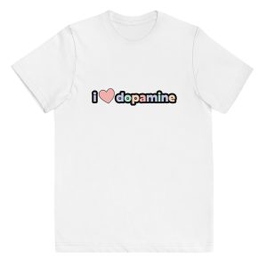 I Love Dopamine Kids Jersey T-shirt