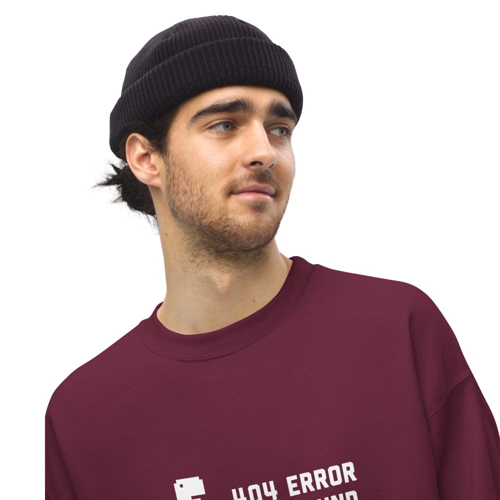 404 Error Not Found Unisex Sweatshirt - Image 3