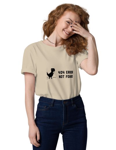 404 Error Not Found Unisex Organic T-shirt