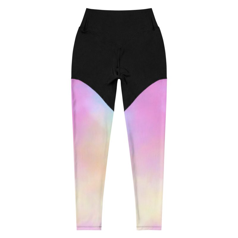 I Do It For The DOPAMINE Cotton Candy Sports Leggings