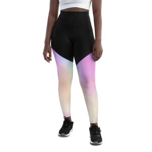 I Do It For The DOPAMINE Cotton Candy Sports Leggings