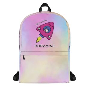 I Do It For The DOPAMINE Cotton Candy Backpack