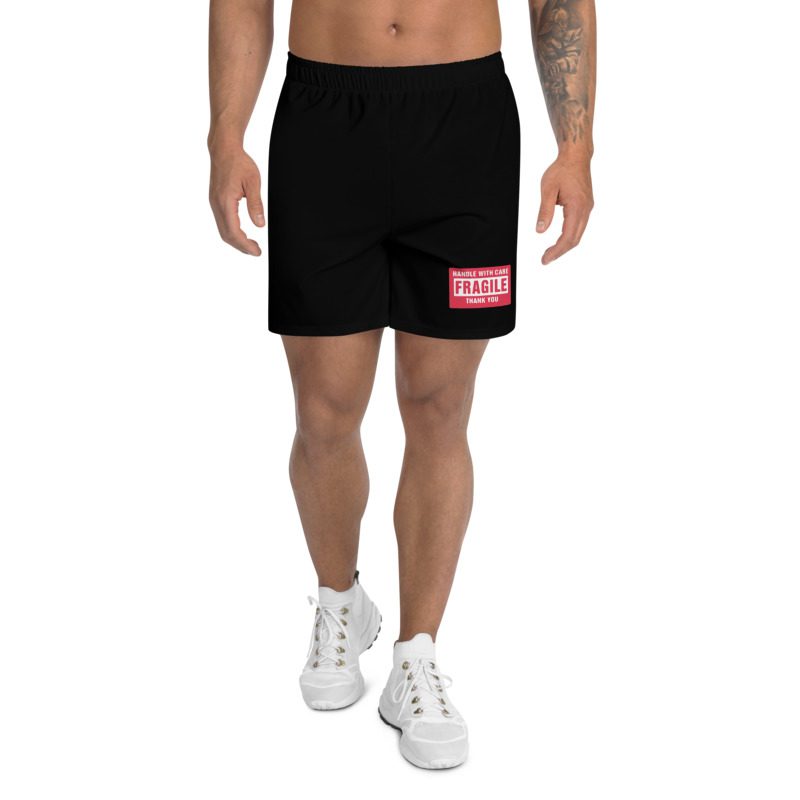Handle With Care – FRAGILE Men's Athletic Shorts