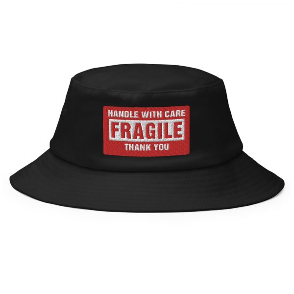 Handle With Care – FRAGILE Old School Bucket Hat