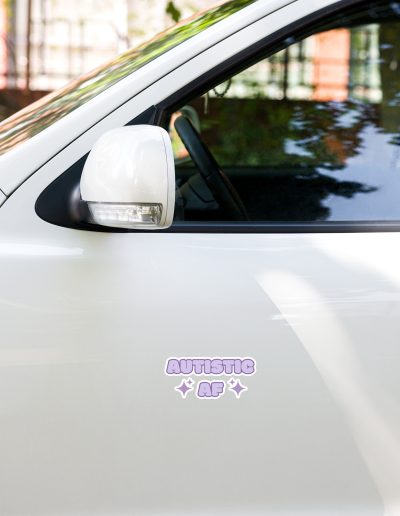 Autistic AF Bubble-free Stickers