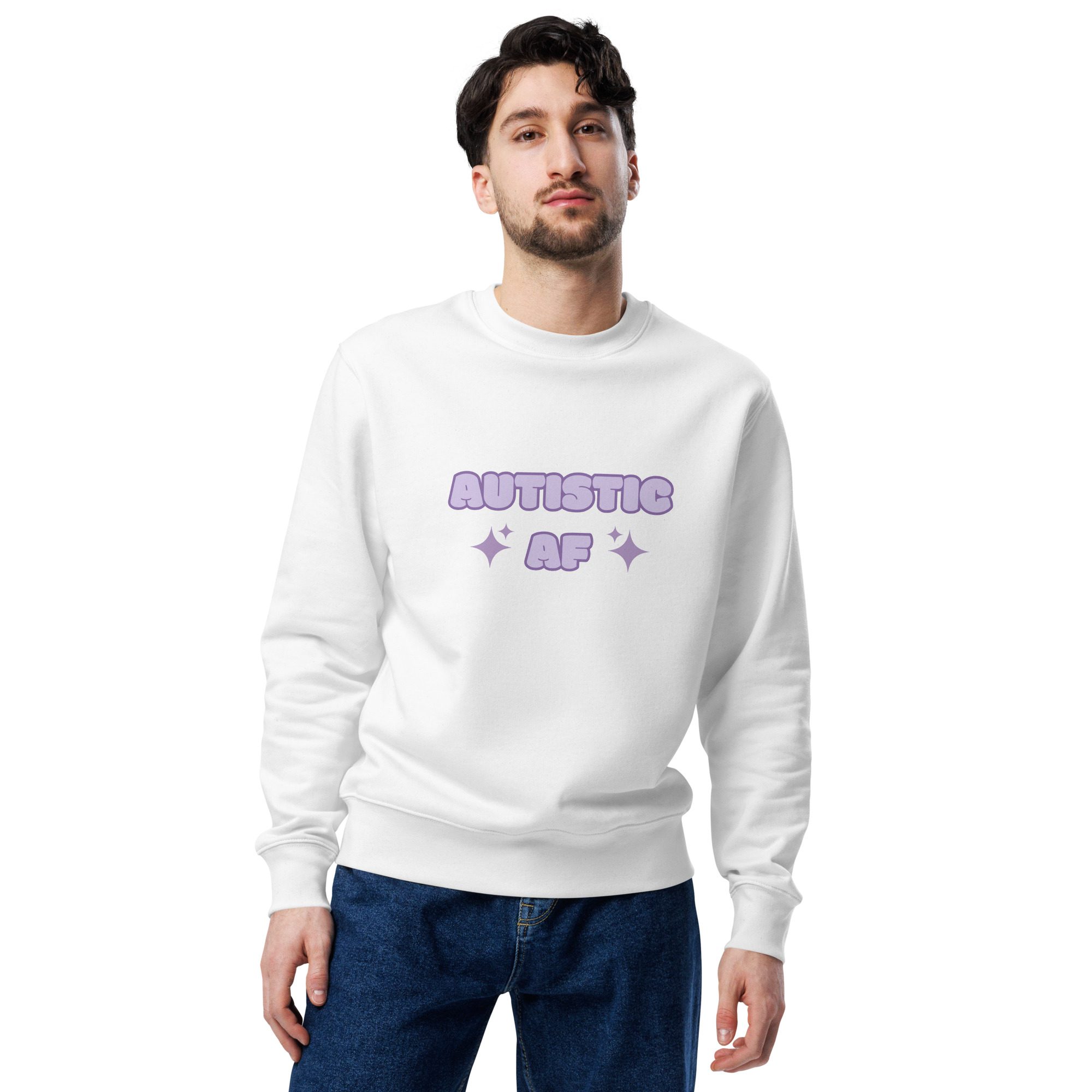 Autistic AF Unisex Organic Sweatshirt