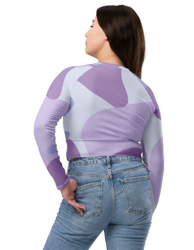 ADHD Gang Recycled Long-sleeve Crop Top