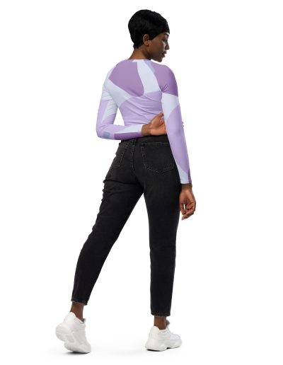 ADHD Gang Recycled Long-sleeve Crop Top