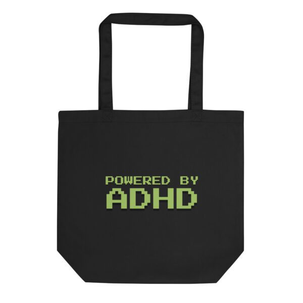 Powered By ADHD Organic Tote Bag