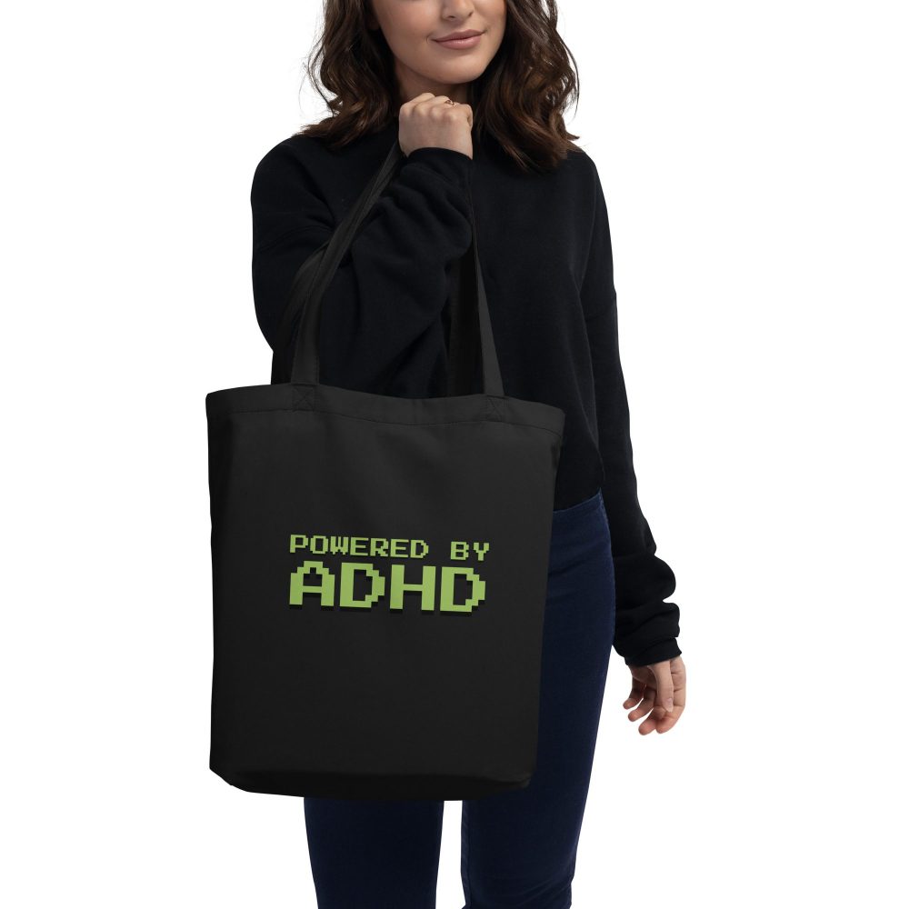 Powered By ADHD Eco Tote Bag