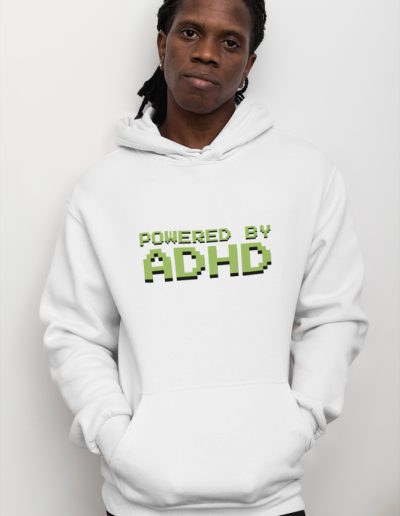 Powered By ADHD Unisex Organic Hoodie