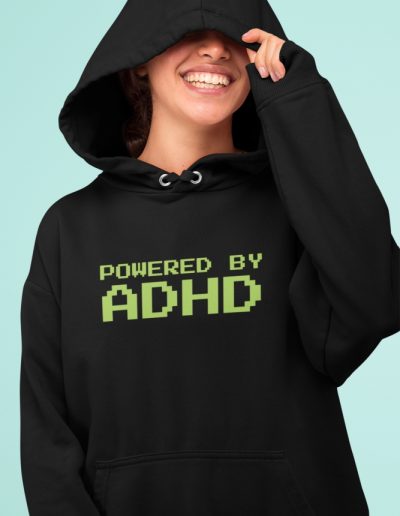 Powered By ADHD Unisex Organic Hoodie