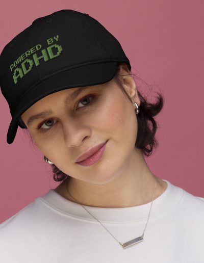 Powered By ADHD Organic Dad Hat