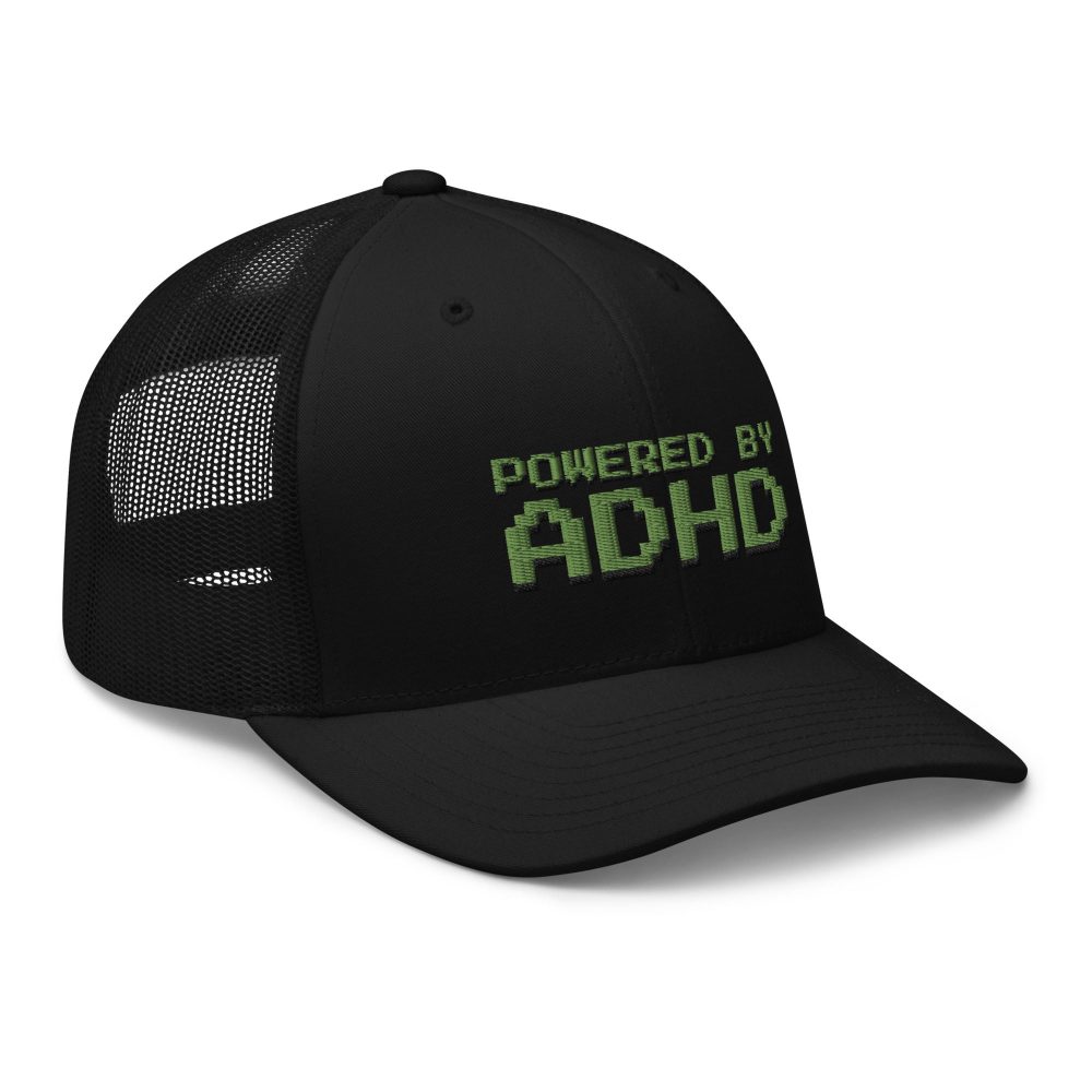 Powered By ADHD Trucker Cap