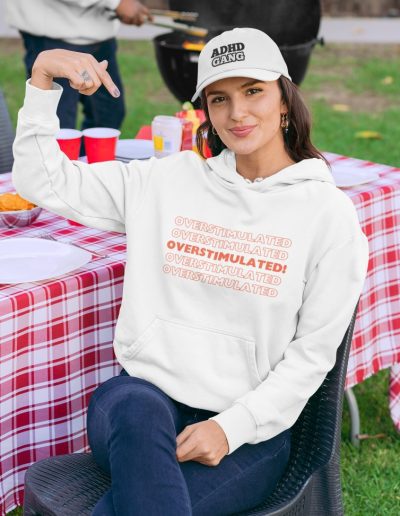 OVERSTIMULATED! Unisex Hoodie