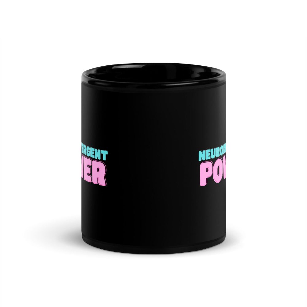 Neurodivergent Power Black Mug