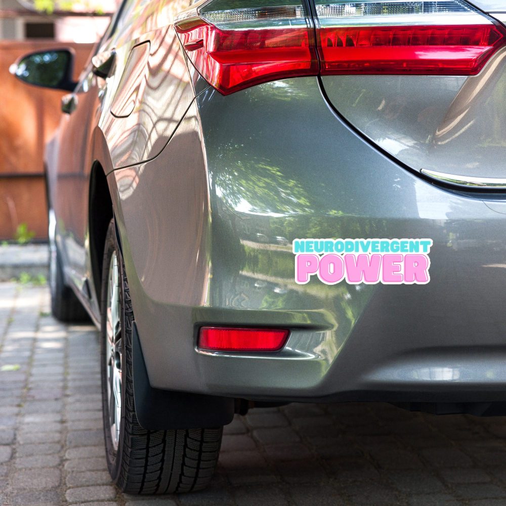 Neurodivergent Power Bubble-free Stickers