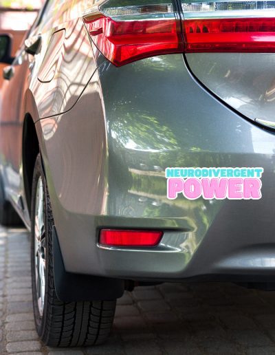 Neurodivergent Power Bubble-free Stickers