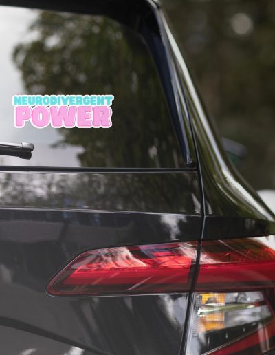 Neurodivergent Power Bubble-free Stickers