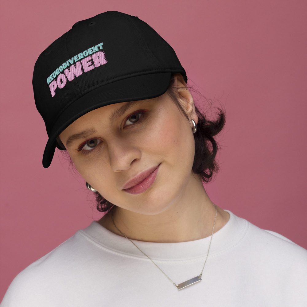 Neurodivergent Power Organic Dad Hat