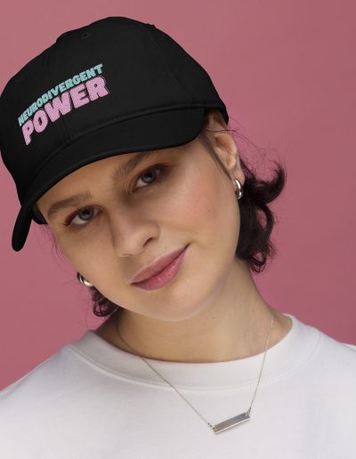 Neurodivergent Power Organic Dad Hat