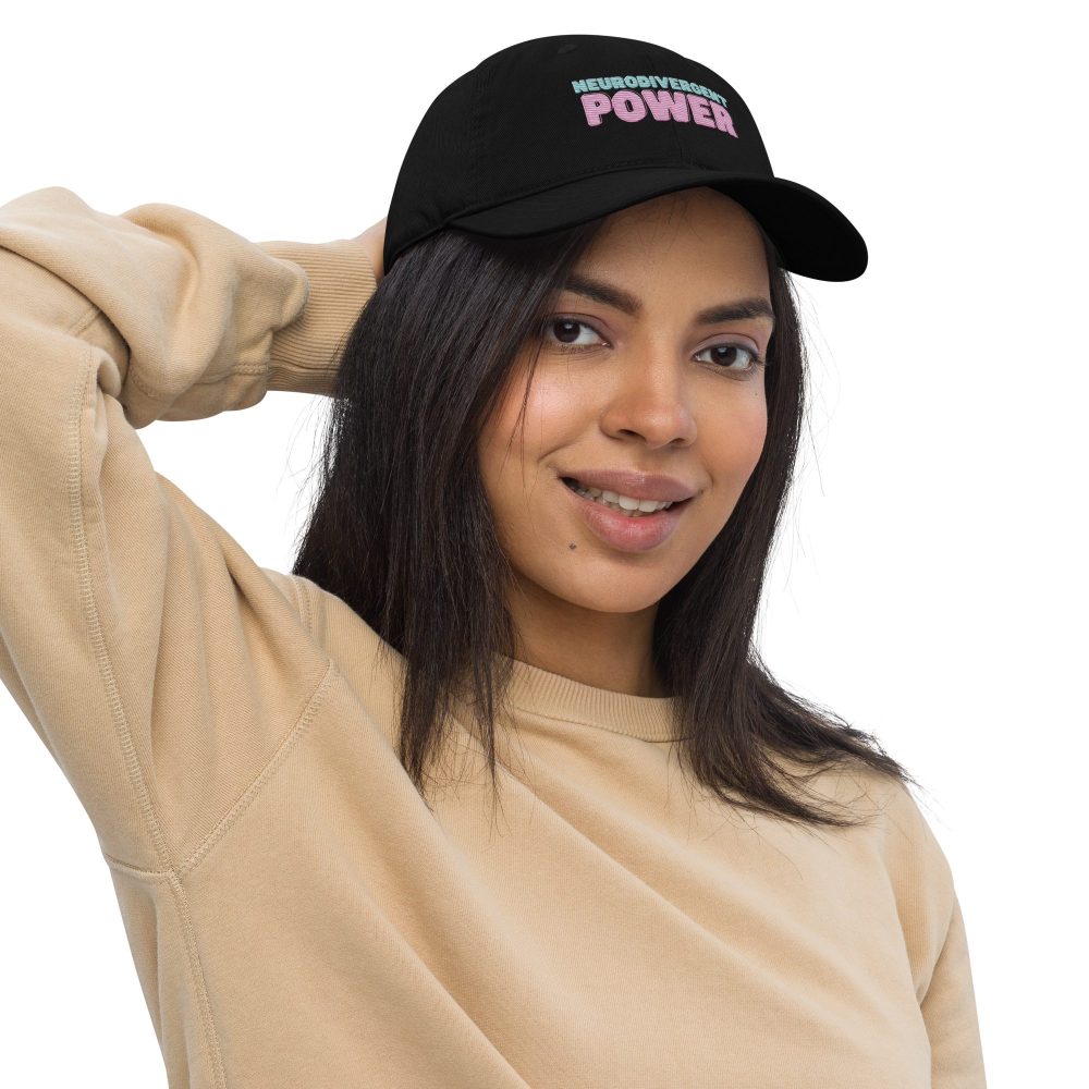 Neurodivergent Power Organic Dad Hat