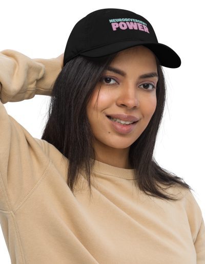 Neurodivergent Power Organic Dad Hat