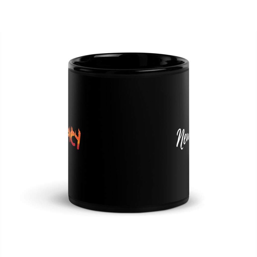 Neurospicy Autism ADHD Awareness Black Mug