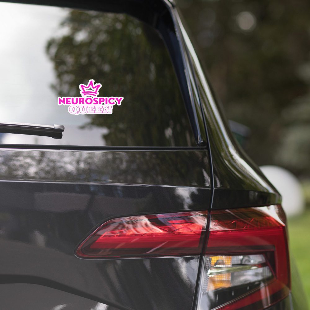 Neurospicy Queen Bubble-free Stickers