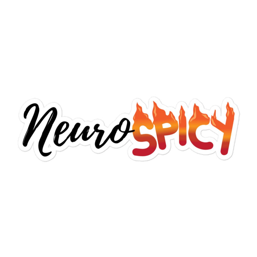 Neurospicy Autism ADHD Awareness Bubble-free Stickers