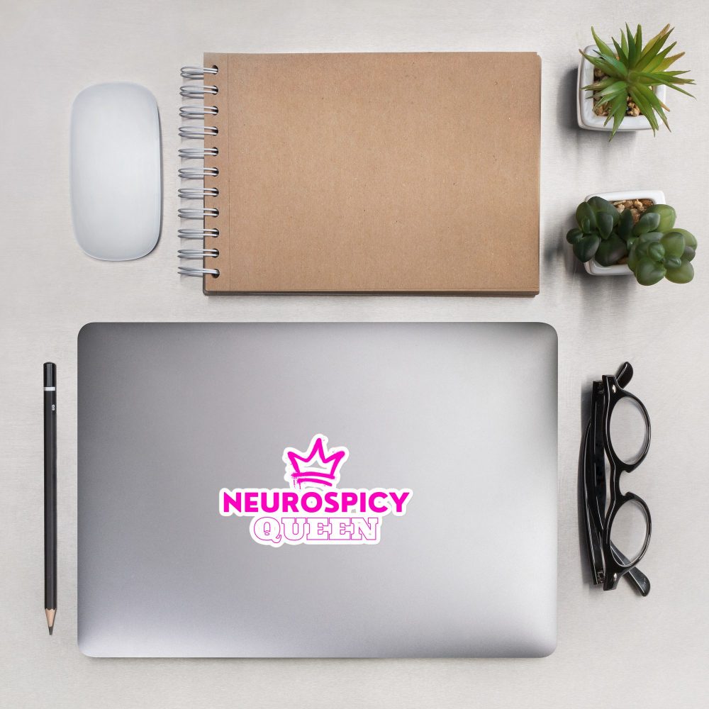 Neurospicy Queen Bubble-free Stickers