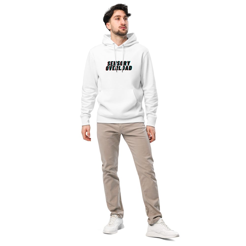 SENSORY OVERLOAD Unisex Organic Hoodie - Image 5