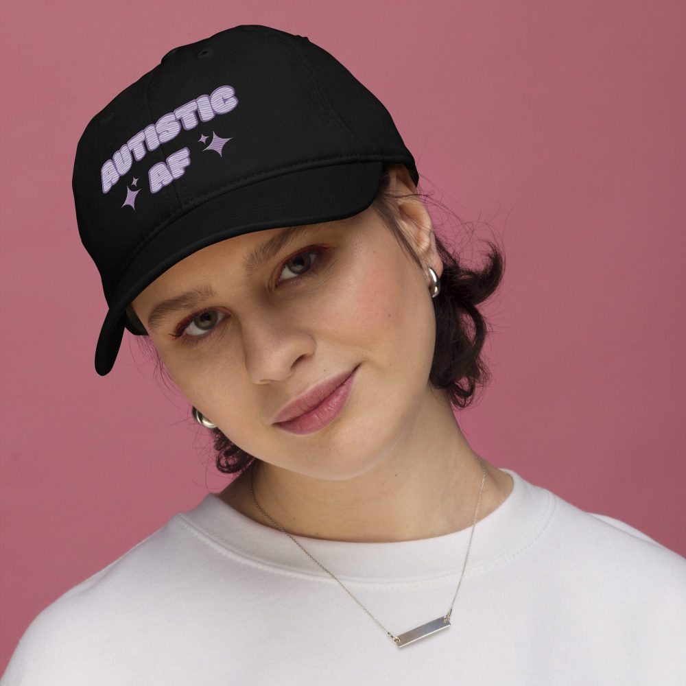 Autistic AF Neurodivergent Organic Dad Hat