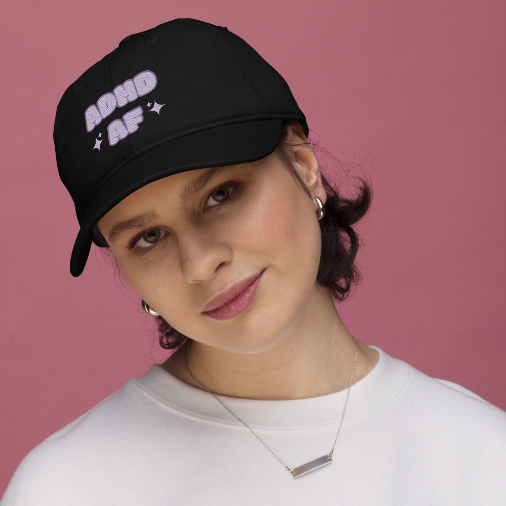 ADHD AF Neurodivergent Organic Dad Hat