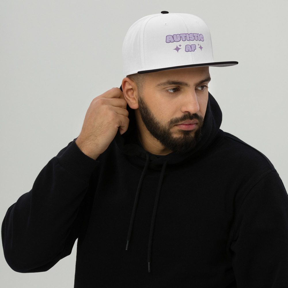 Autistic AF Neurodivergent Snapback Hat