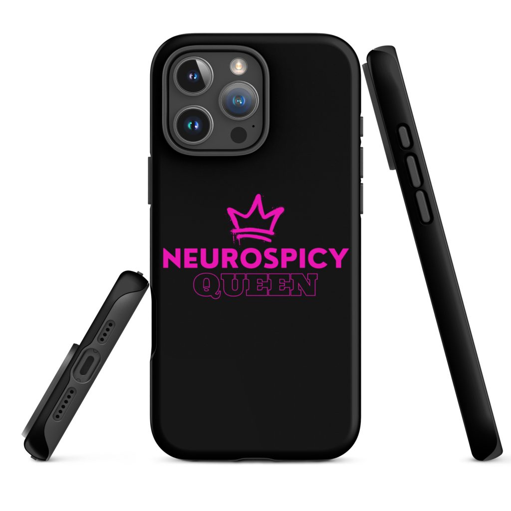 Neurospicy Queen iPhone Case
