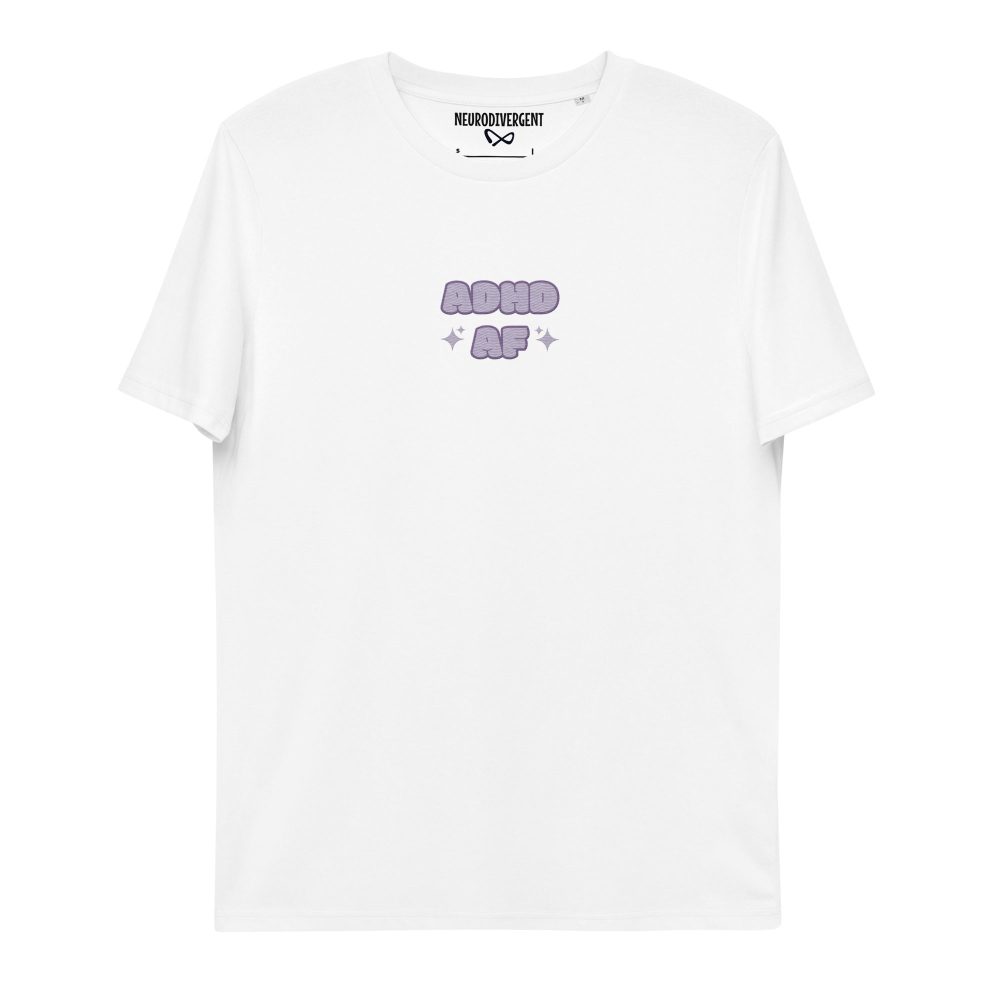 ADHD AF Neurodivergent Unisex Organic Cotton T-shirt