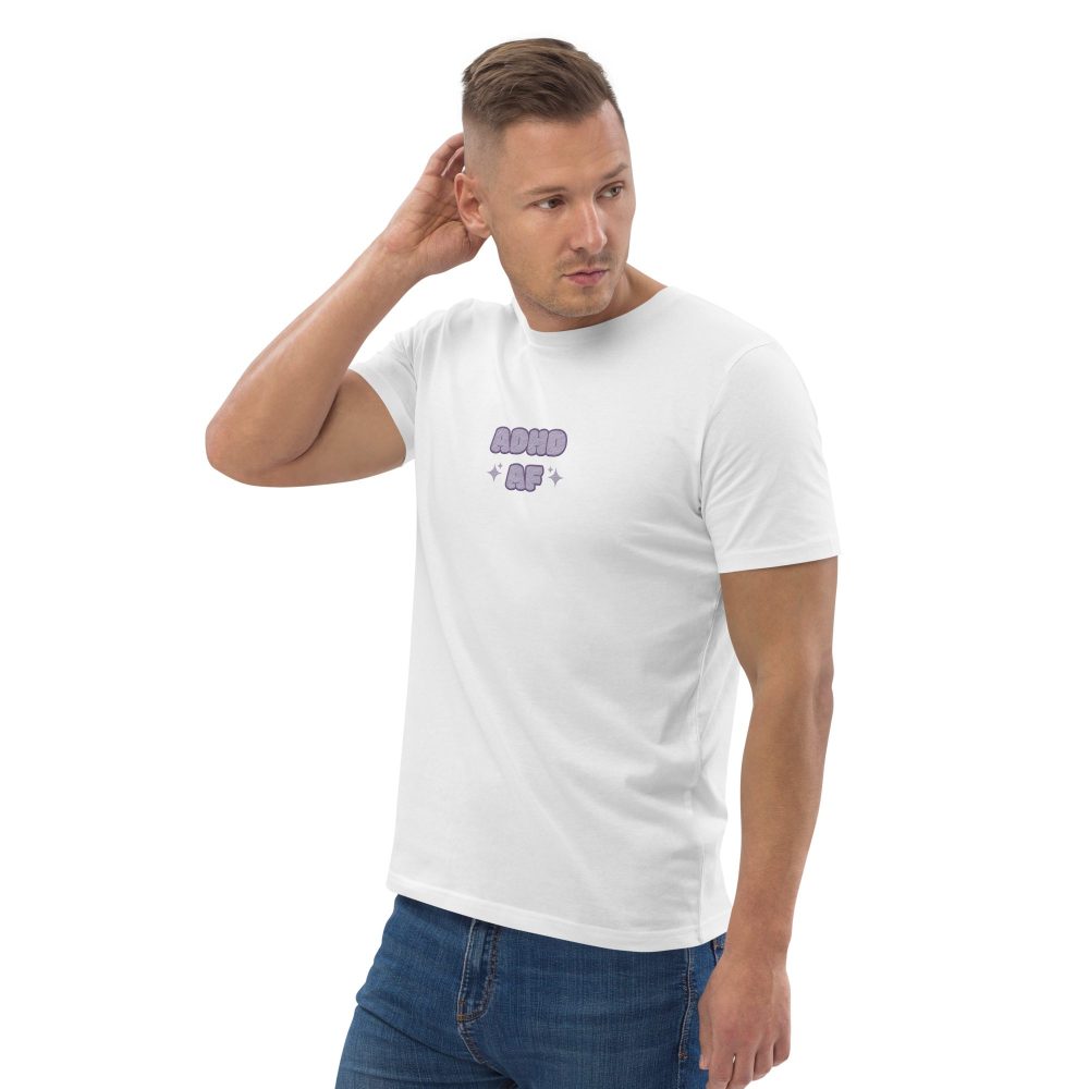 ADHD AF Neurodivergent Unisex Organic Cotton T-shirt