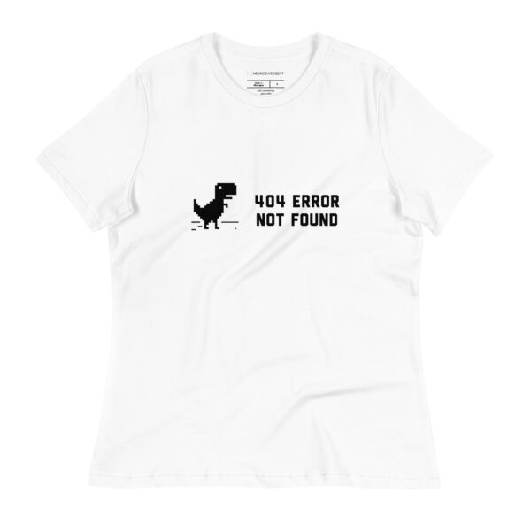 404 Error Not Found Women's Relaxed T-Shirt