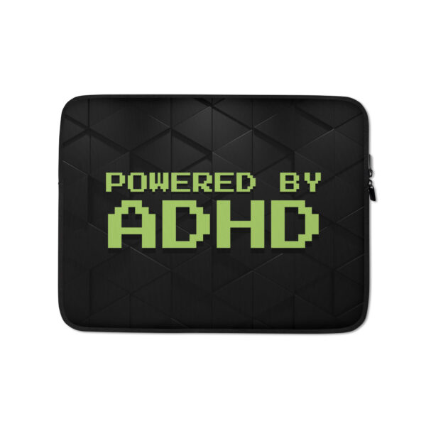 Powered By ADHD Laptop Sleeve