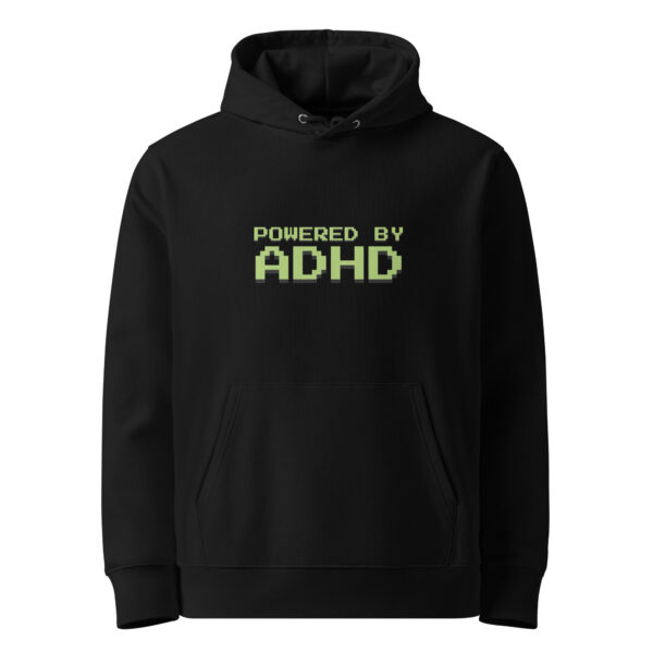 Powered By ADHD Unisex Organic Hoodie