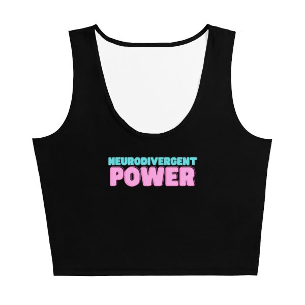 Neurodivergent Power Crop Top Vest