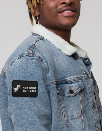 404 Error Not Found Embroidered Patch