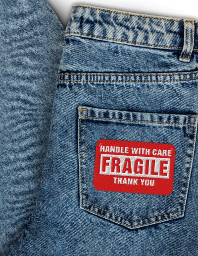 Handle With Care – FRAGILE Embroidered Patch