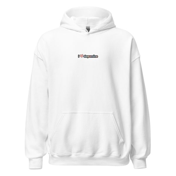 I Love Dopamine Embroidered Unisex Hoodie