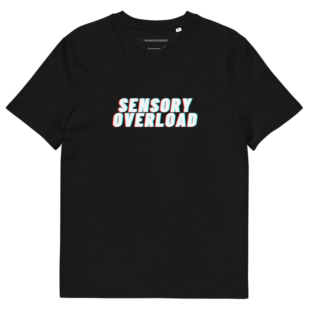 SENSORY OVERLOAD Unisex Organic Cotton T-shirt
