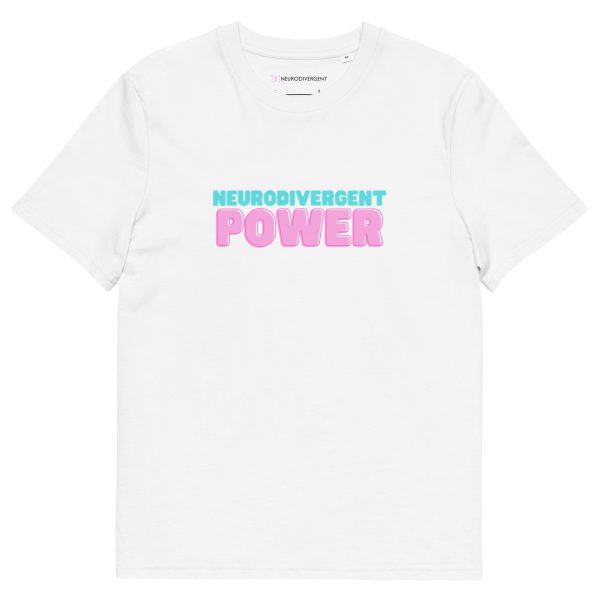 Neurodivergent Power Unisex Organic Cotton T-shirt